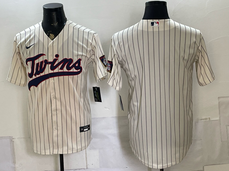 Men Minnesota Twins Blank Black 2026 Nike MLB Jersey 0804001